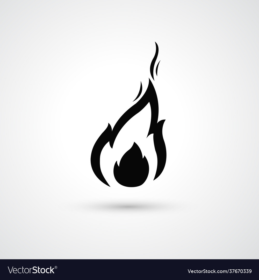 Fire icon Royalty Free Vector Image - VectorStock