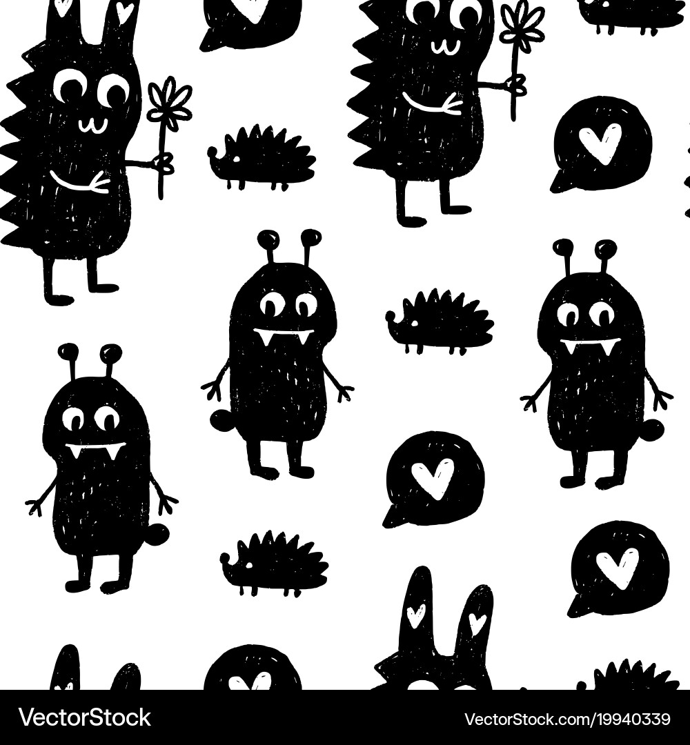 Kids pattern Royalty Free Vector Image - VectorStock