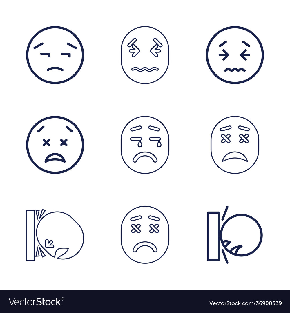 Upset icons