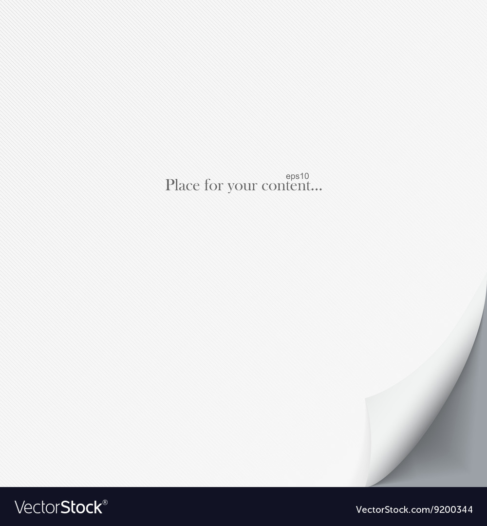 Folded sheet of paper Royalty Free Vector Image