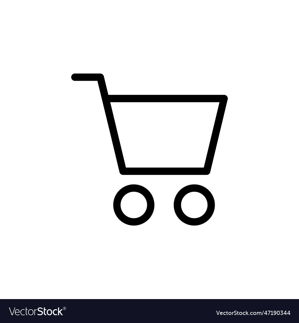 Shopping icon cart icon trolley icon Royalty Free Vector