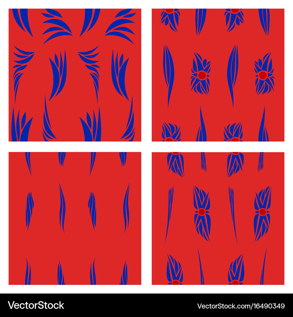 Assembly patterns in flower style Royalty Free Vector Image