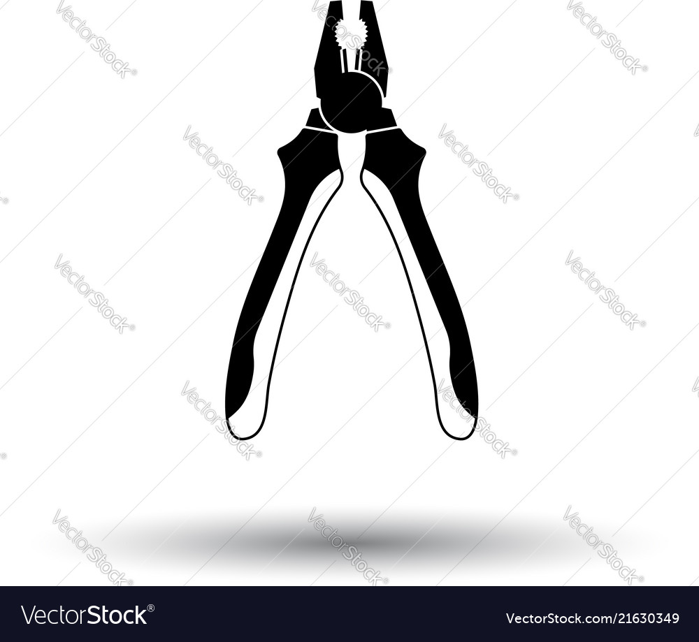 Pliers tool icon Royalty Free Vector Image VectorStock