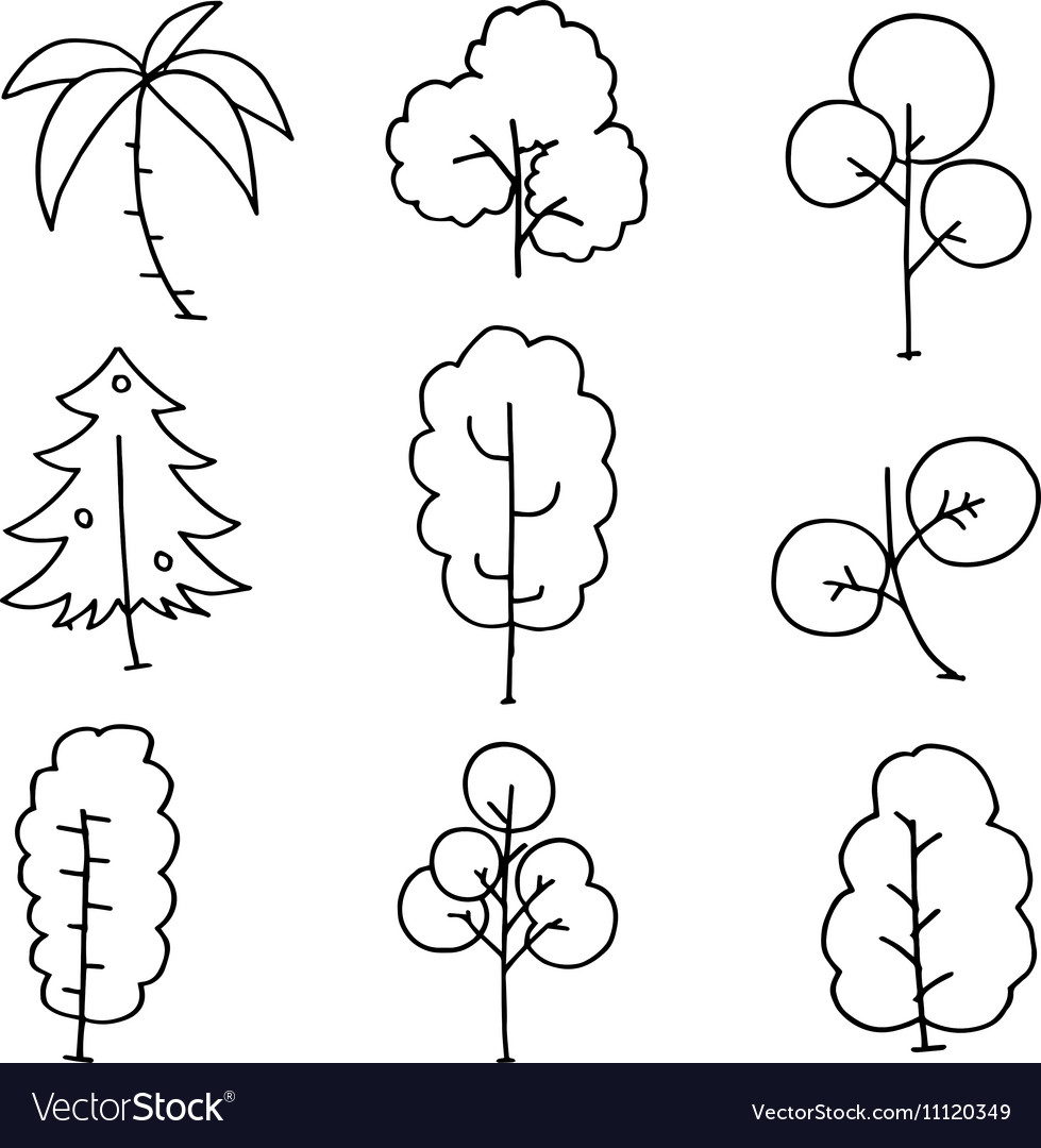 Simple tree on doodles