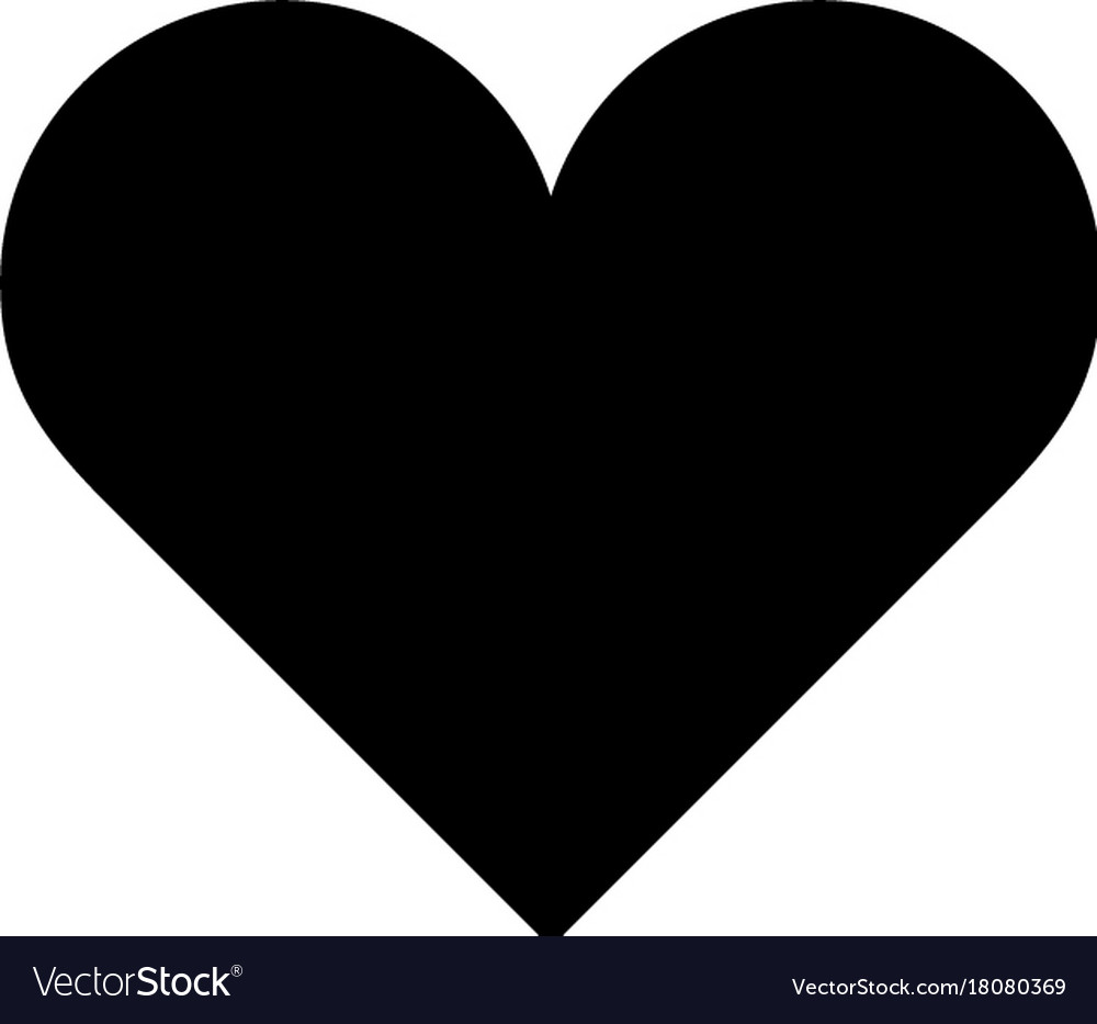 Download Heart icon love symbol valentines day sign Vector Image