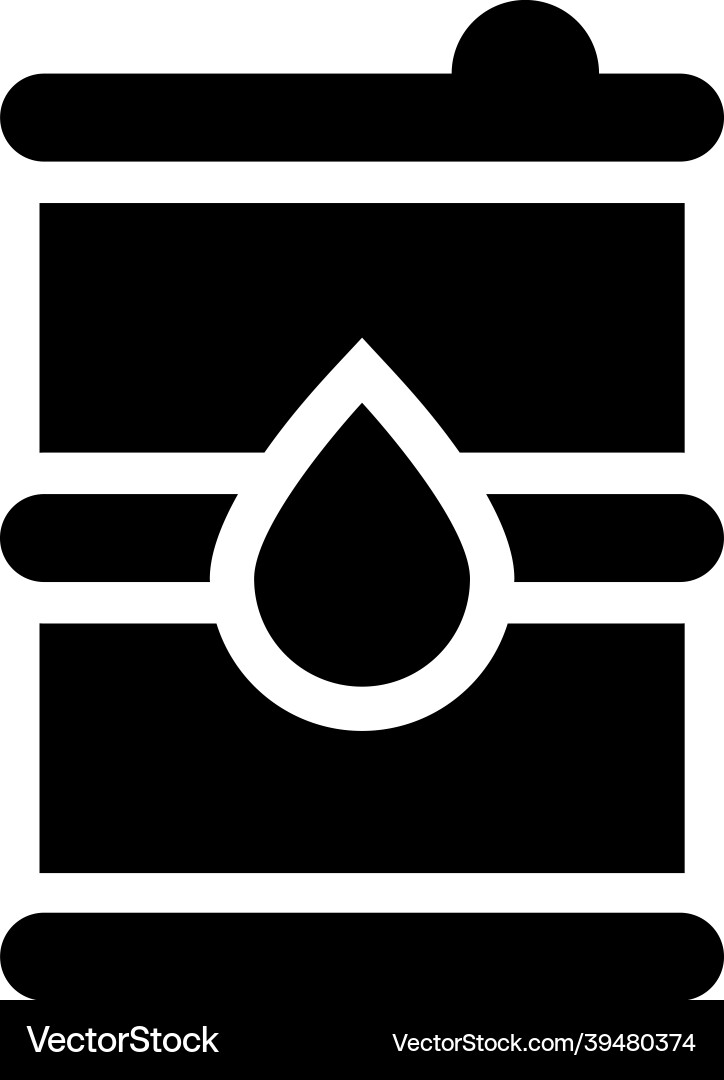 Oil Barrel Royalty Free Vector Image Vectorstock