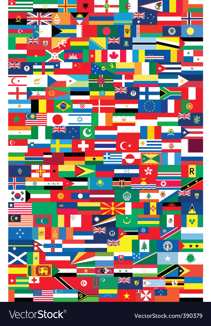 Flags Royalty Free Vector Image VectorStock Flags Royalty Free Vector Image VectorStock