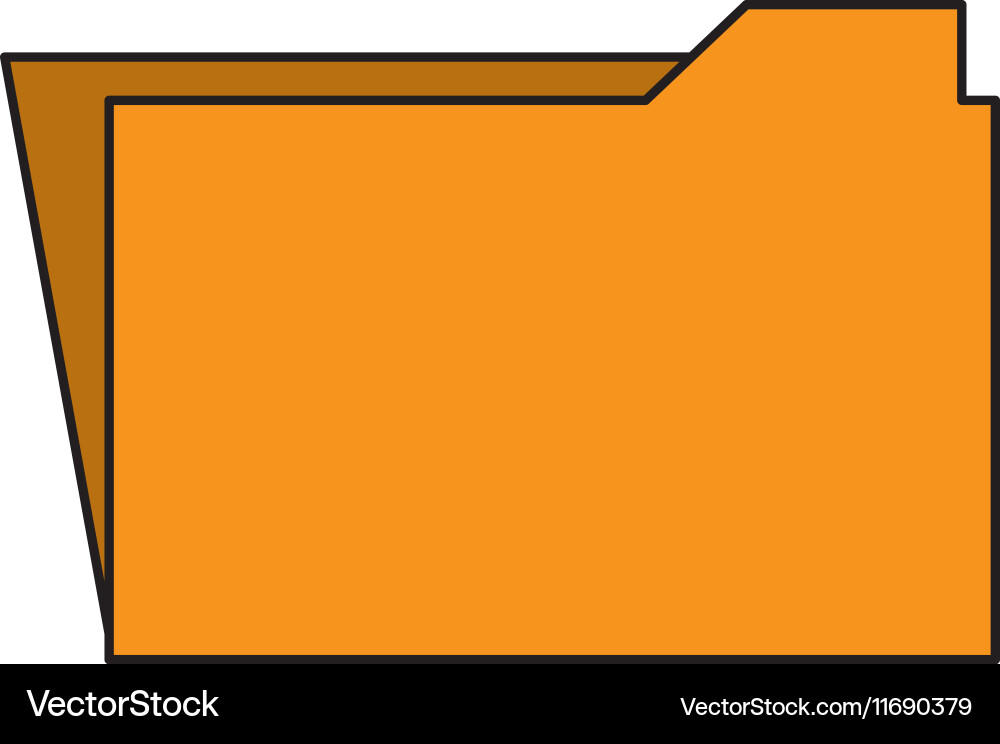 Isolated file design Royalty Free Vector Image