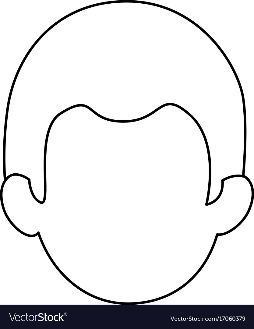 Man face icon Royalty Free Vector Image - VectorStock