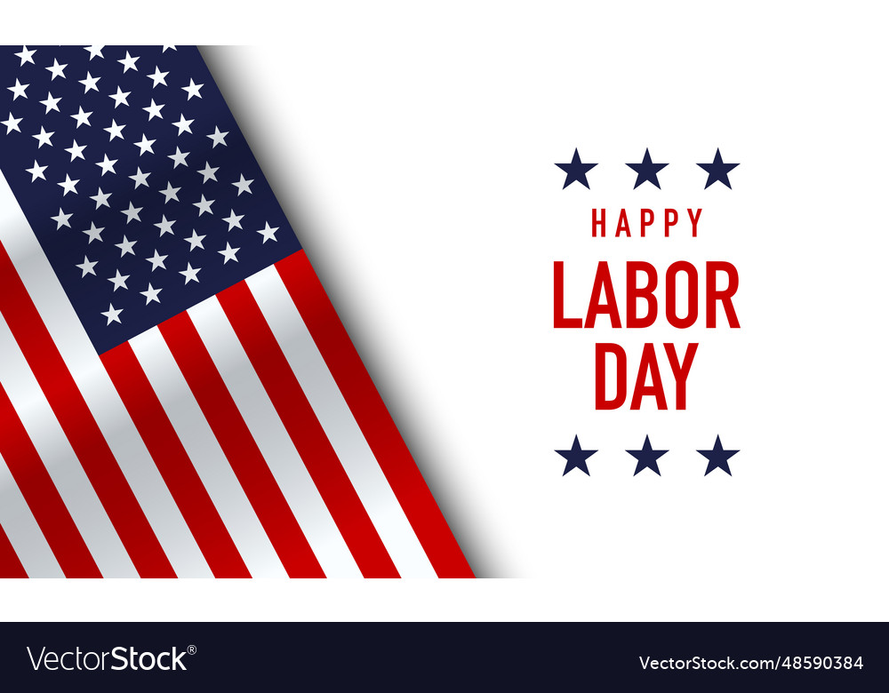 Labor day background design Royalty Free Vector Image