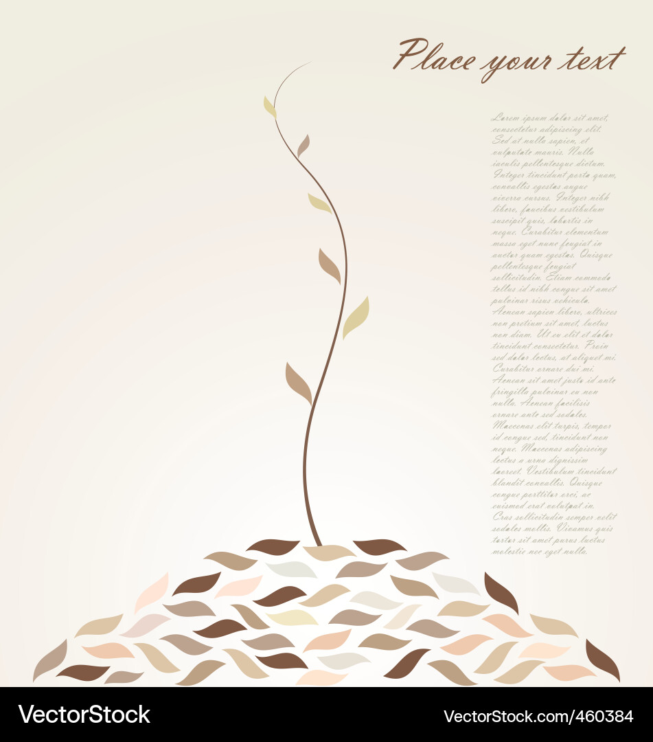 Natural background Royalty Free Vector Image - VectorStock