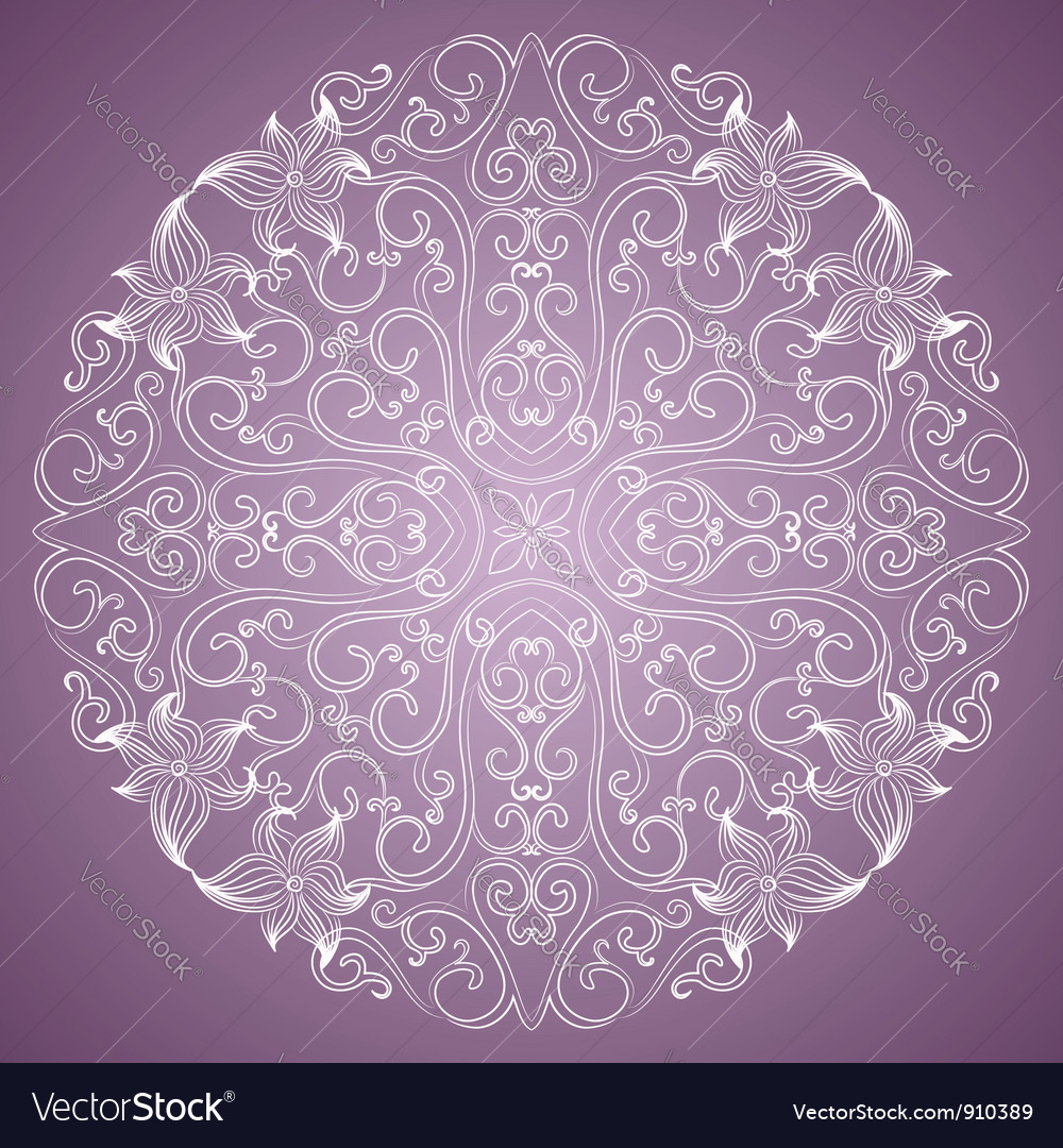 Ornamental round Royalty Free Vector Image - VectorStock