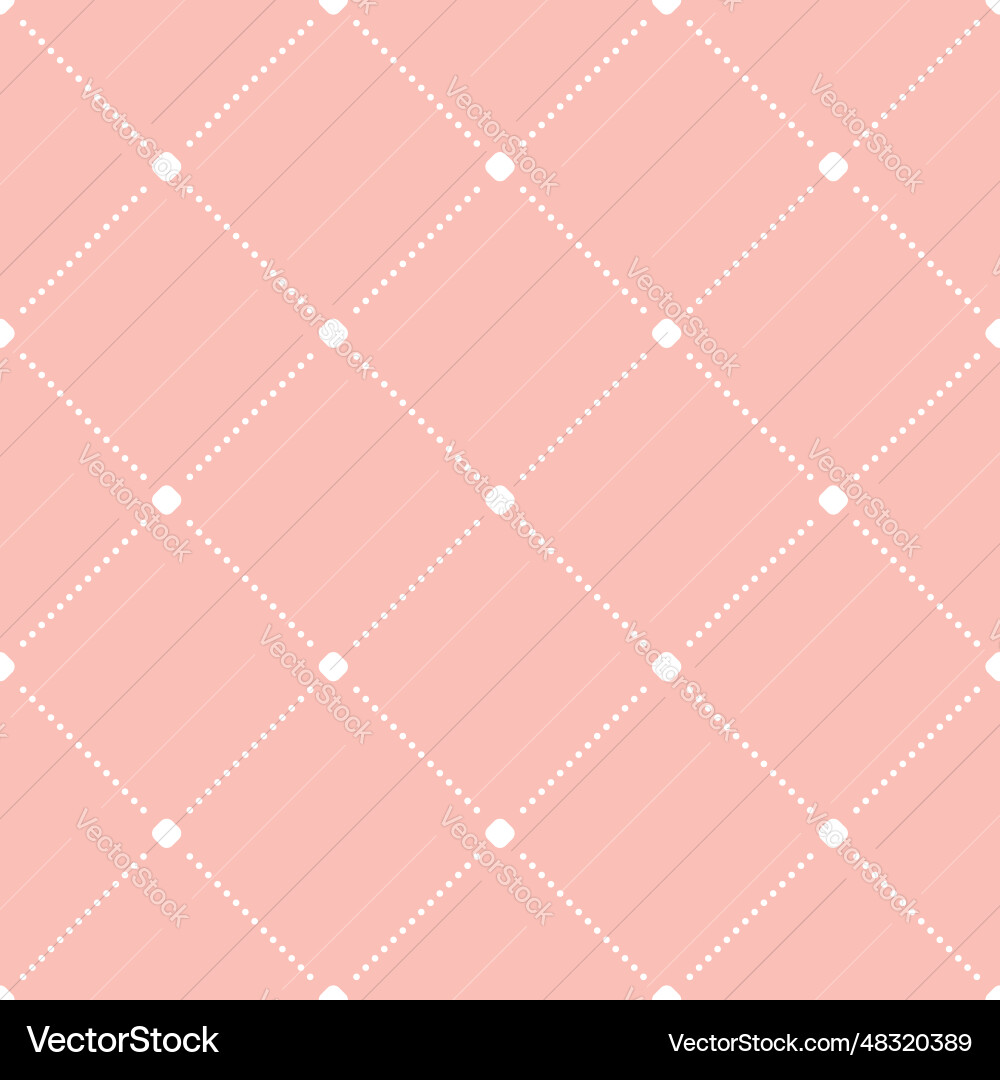 Seamless geometric pattern with dotted Royalty Free Vector