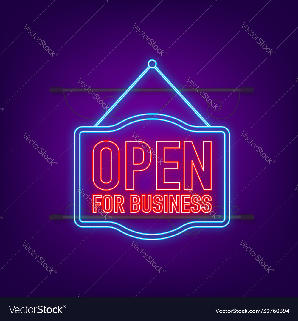 Open sign Royalty Free Vector Image - VectorStock