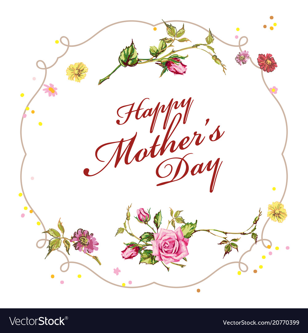 Background for mothers day Royalty Free Vector Image