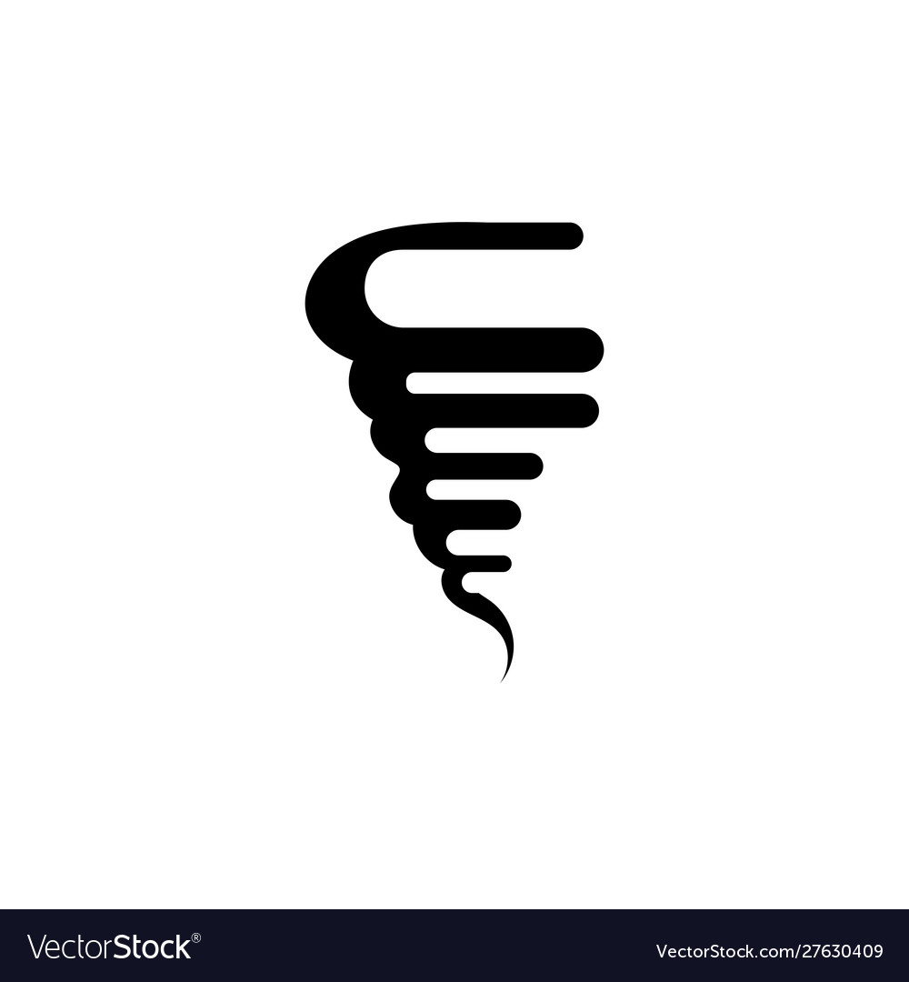 Tornado symbol Royalty Free Vector Image - VectorStock