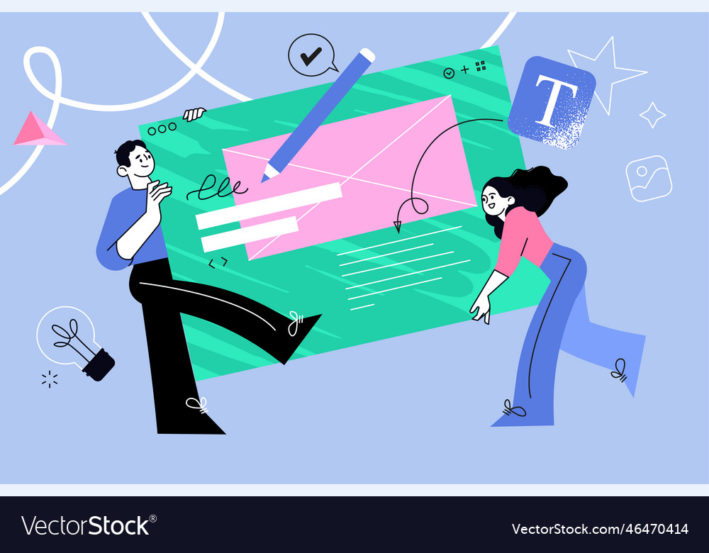 Creative concept Royalty Free Vector Image - VectorStock