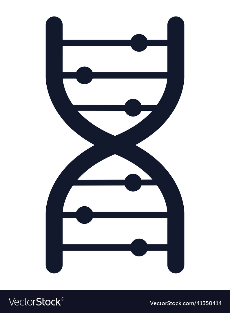 Dna structure design Royalty Free Vector Image