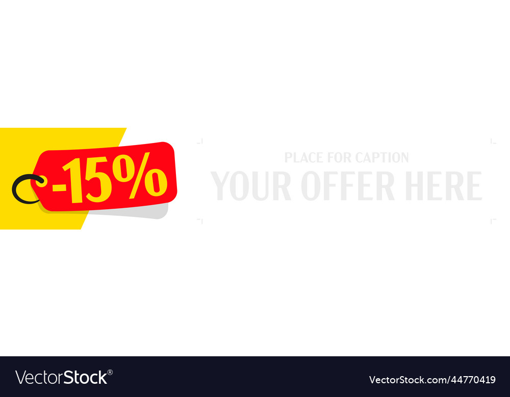 minus-15-percent-price-off-sale-tag-over-vector-image