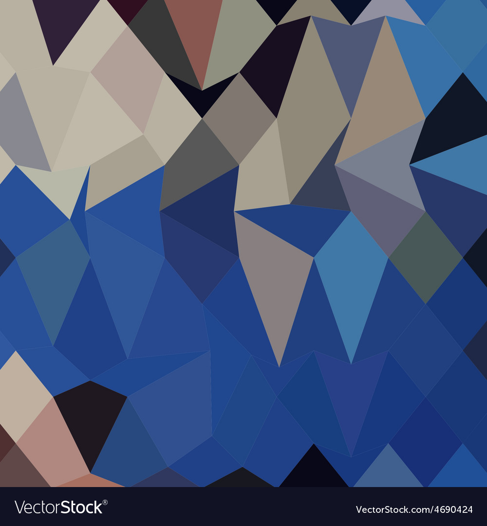 Bluebonnet abstract low polygon background Vector Image