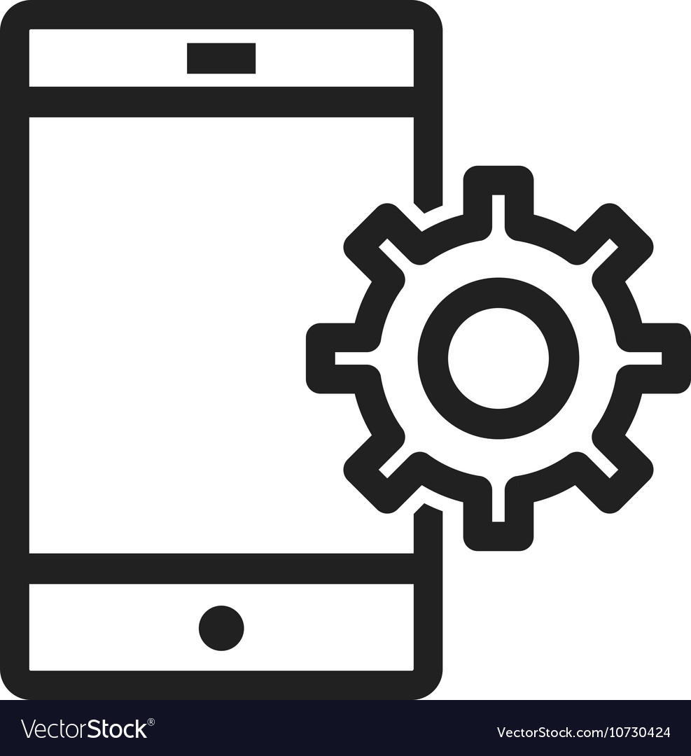 Device settings Royalty Free Vector Image - VectorStock