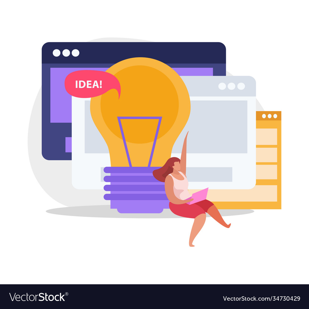 Graphic Design Idea Composition Royalty Free Vector Image