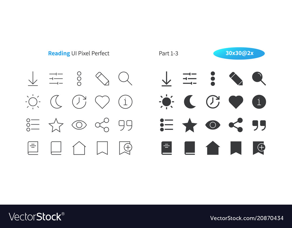 Reading ui pixel perfect well-crafted thin