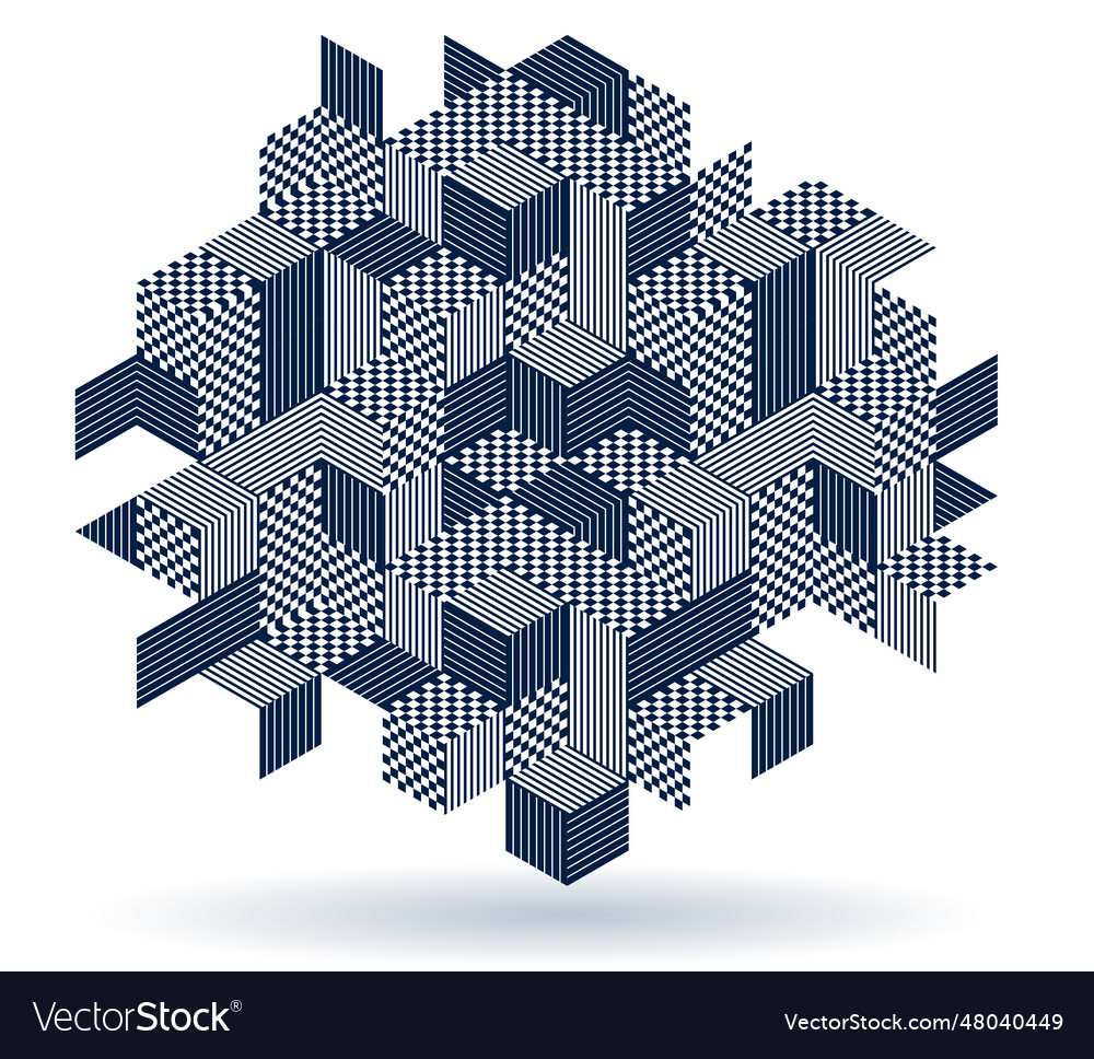 Isometric 3d cubes abstract background geometric