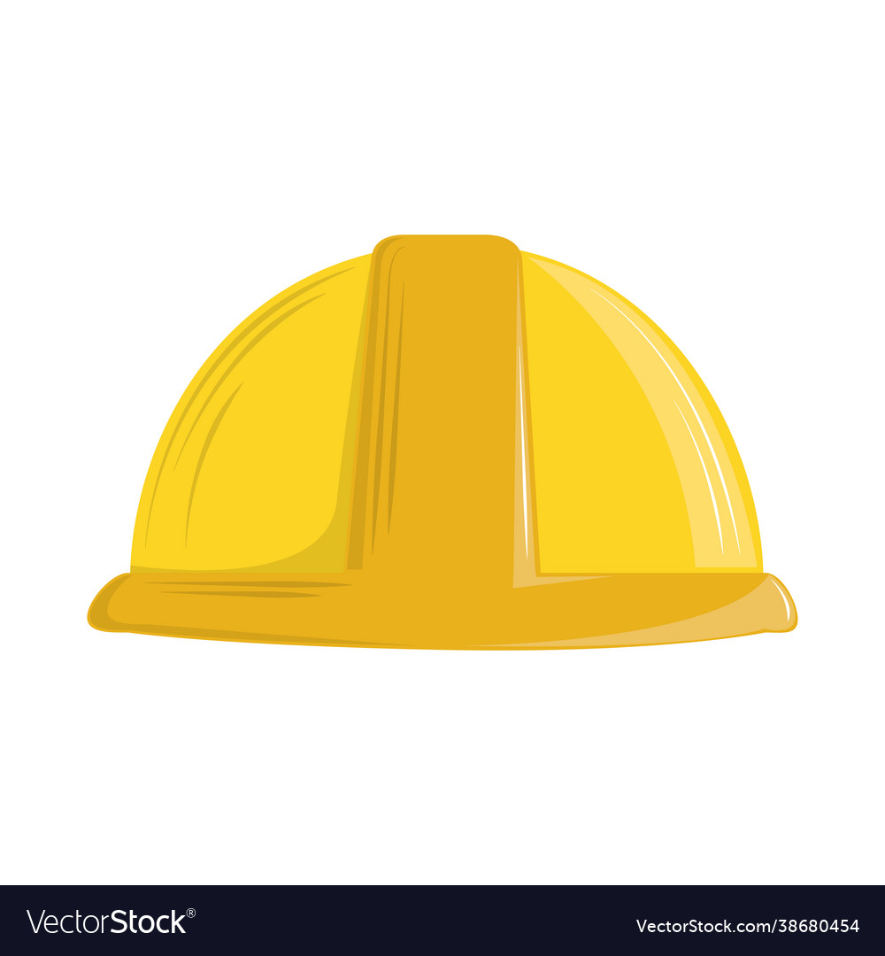 Yellow helmet equipment Royalty Free Vector Image