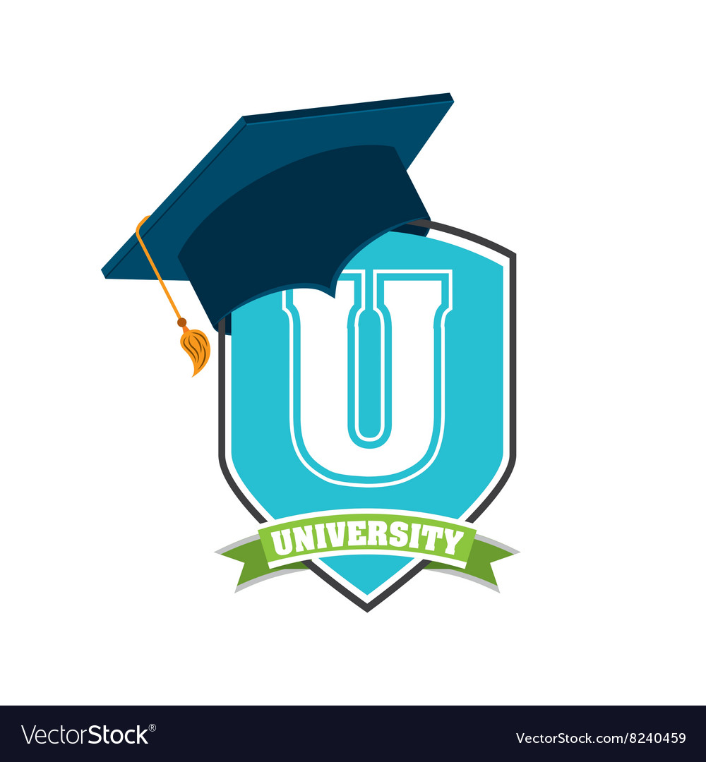 Graduation celebration design Royalty Free Vector Image