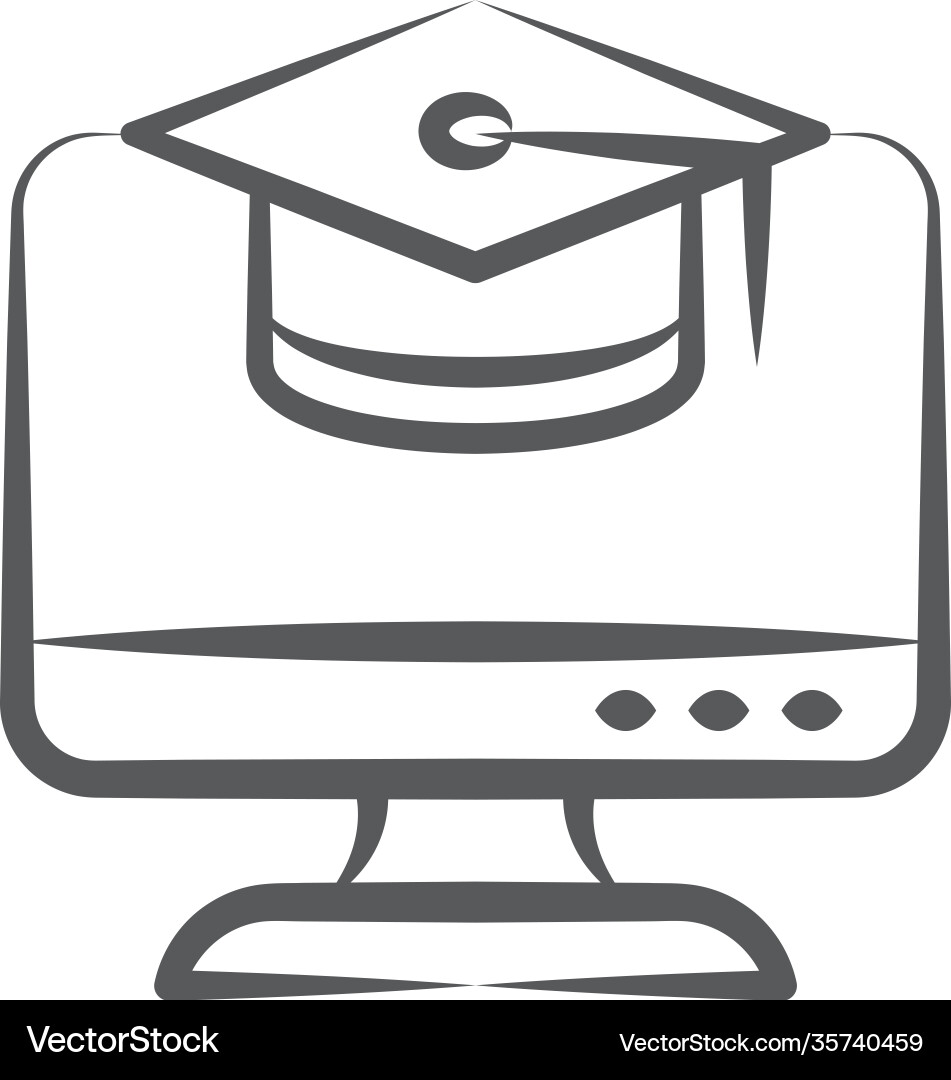 Online learning Royalty Free Vector Image - VectorStock
