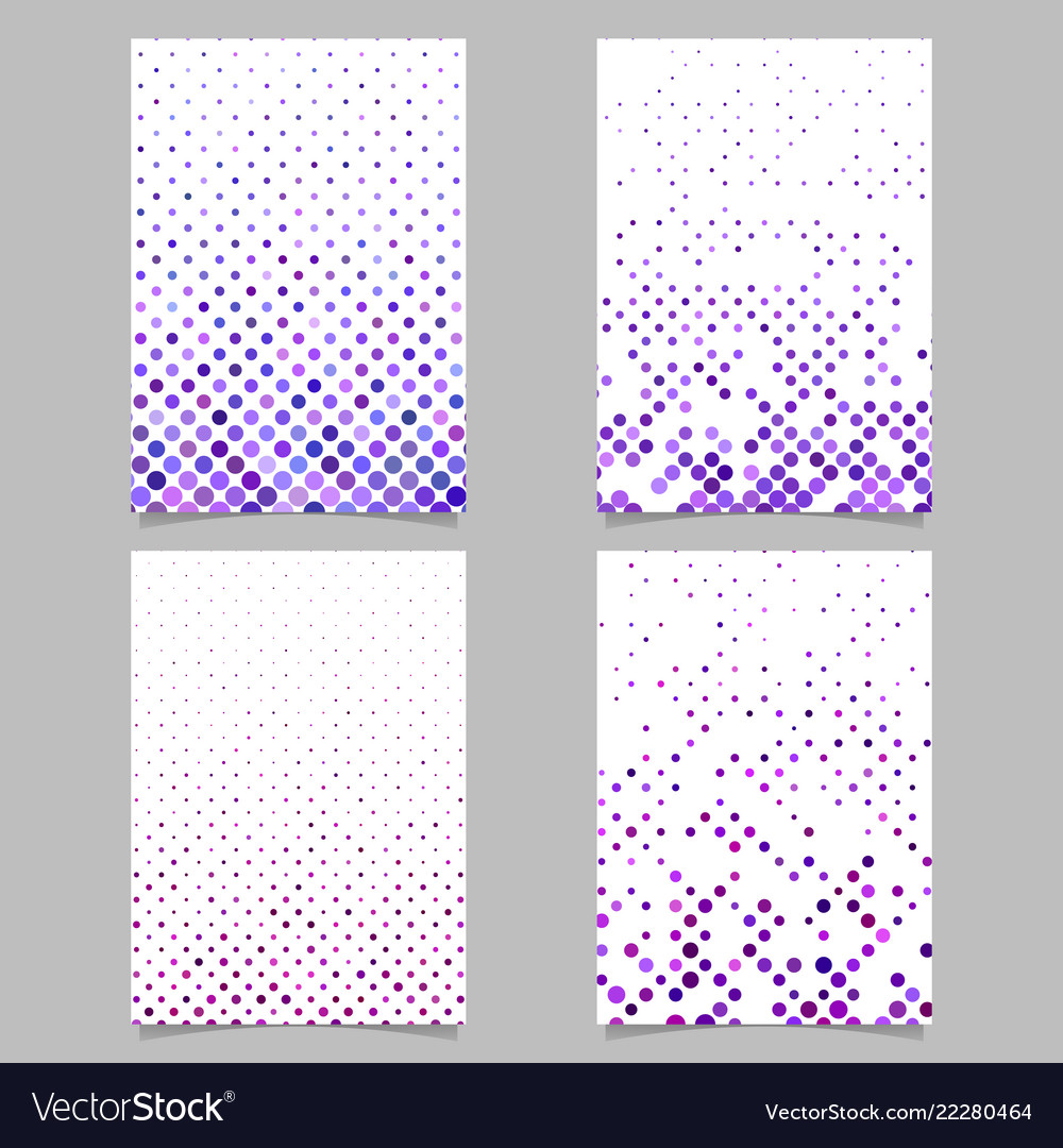 Abstract geometric dot pattern background page Vector Image