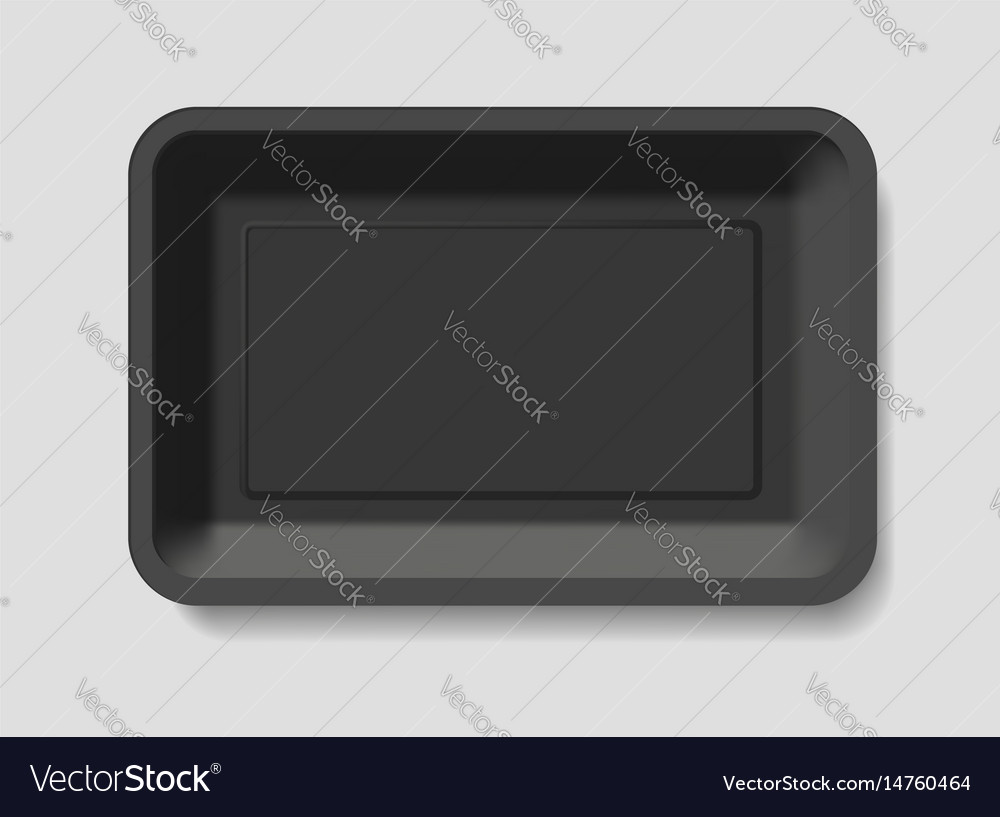 Empty plastic container Royalty Free Vector Image