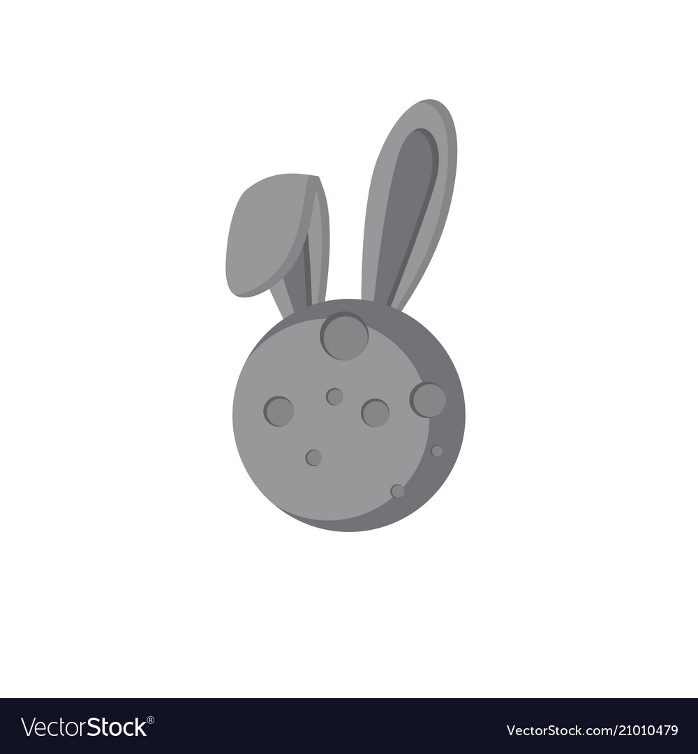 Moon Rabbit Theme Art Logo Royalty Free Vector Image Moon Rabbit Theme Art Logo Royalty Free Vector Image