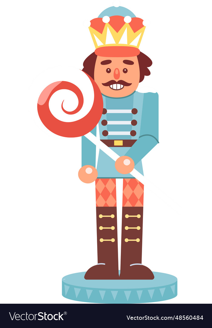 Tin Soldier With Lollipop Royalty Free Vector Image 4611