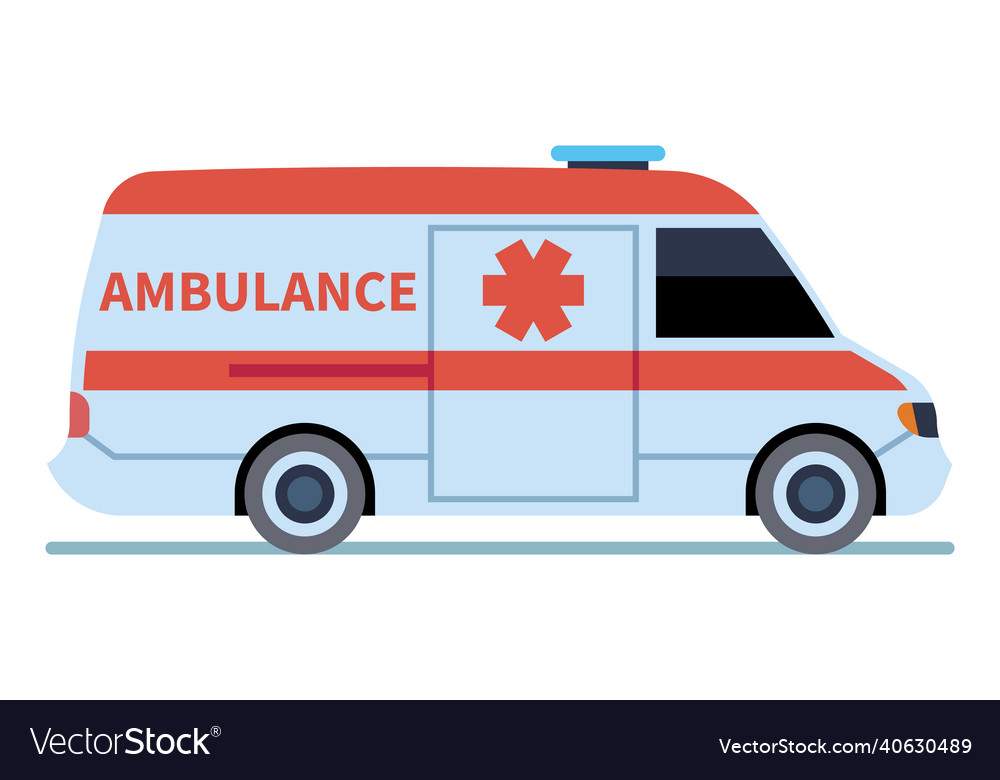 Ambulance icon medical emergency car paramedic Vector Image