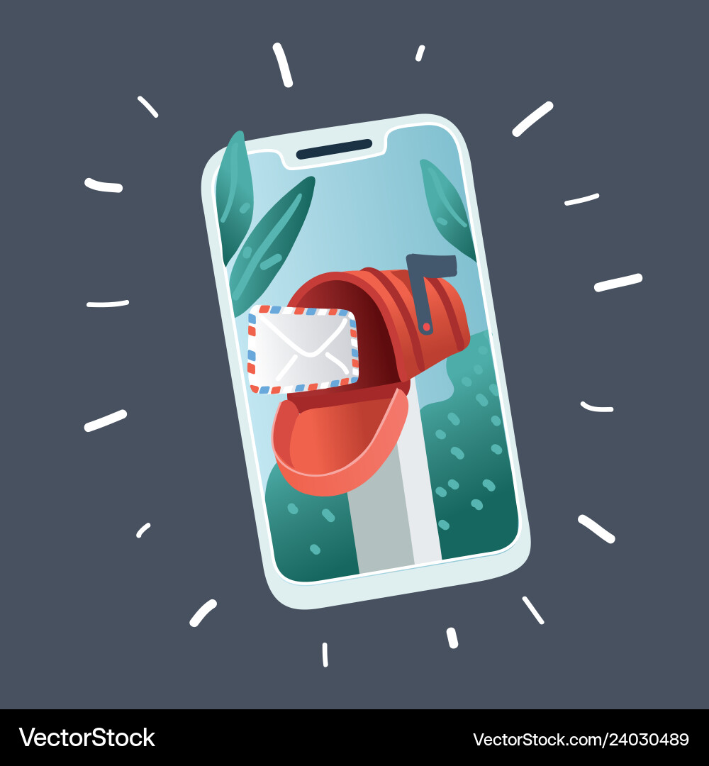 Email marketing and message concept Royalty Free Vector