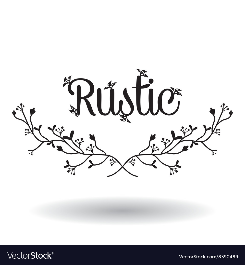 Rustic icon design Royalty Free Vector Image - VectorStock