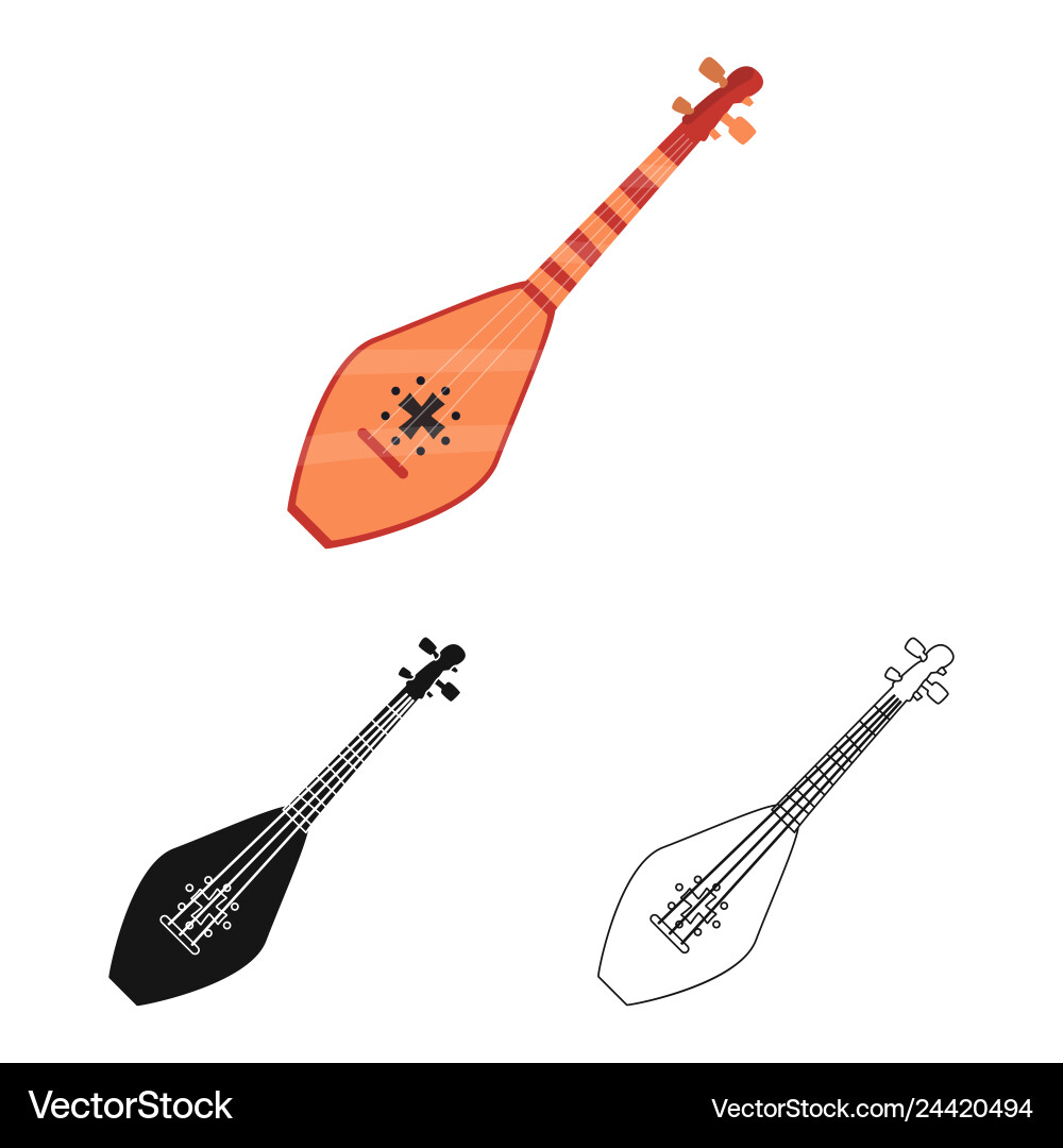 Musical and instrument sign Royalty Free Vector Image