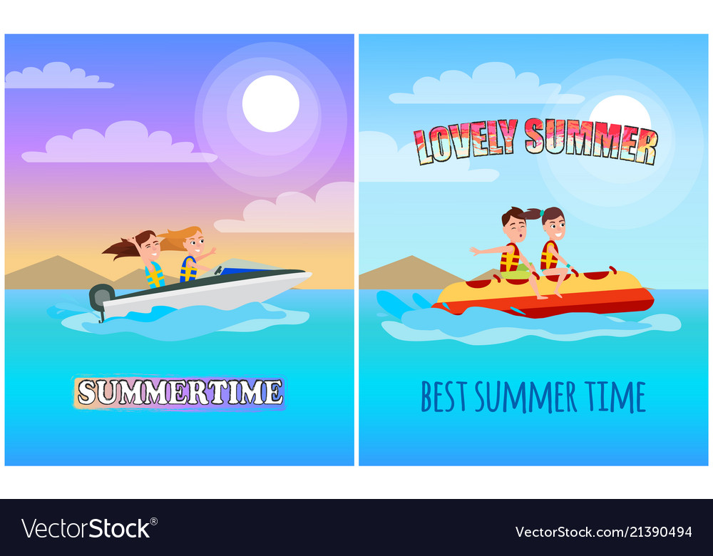 Summertime posters collection