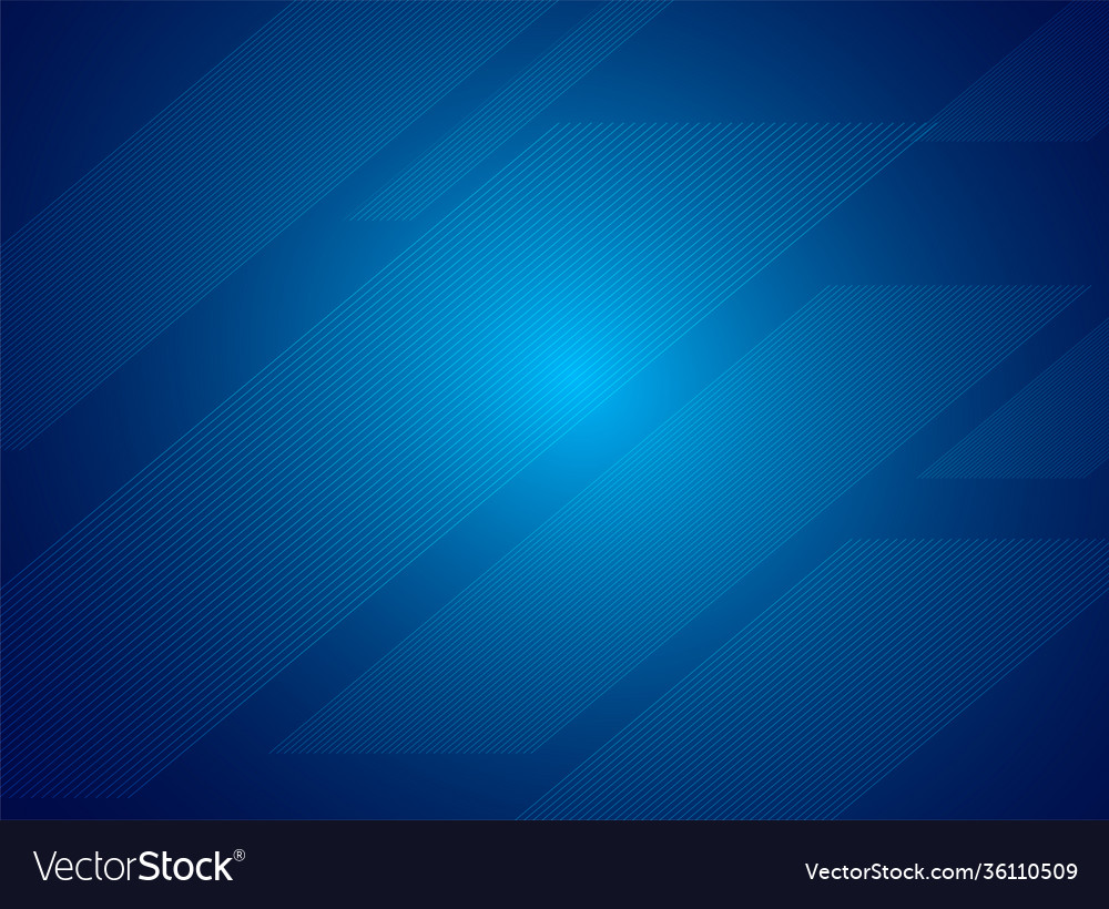 Blue abstract tech geometric modern background Vector Image