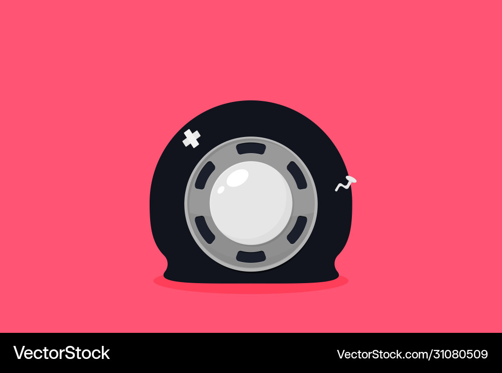 Car tire flat trendy Royalty Free Vector Image