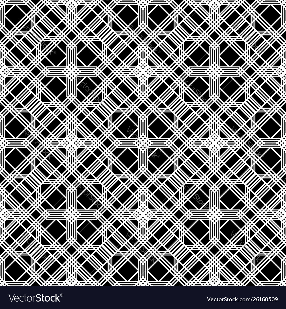 Design seamless monochrome grating pattern Vector Image