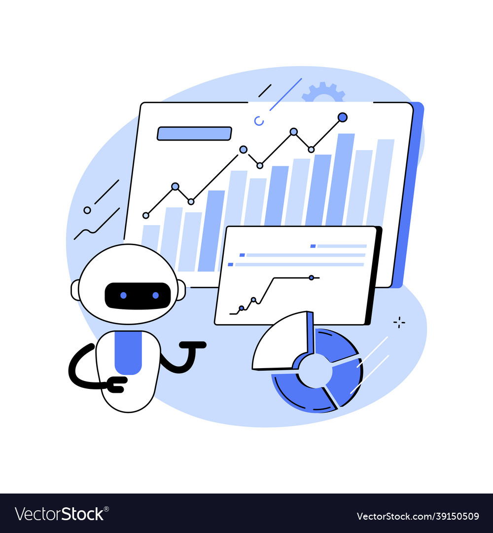 Robotic process automation abstract concept