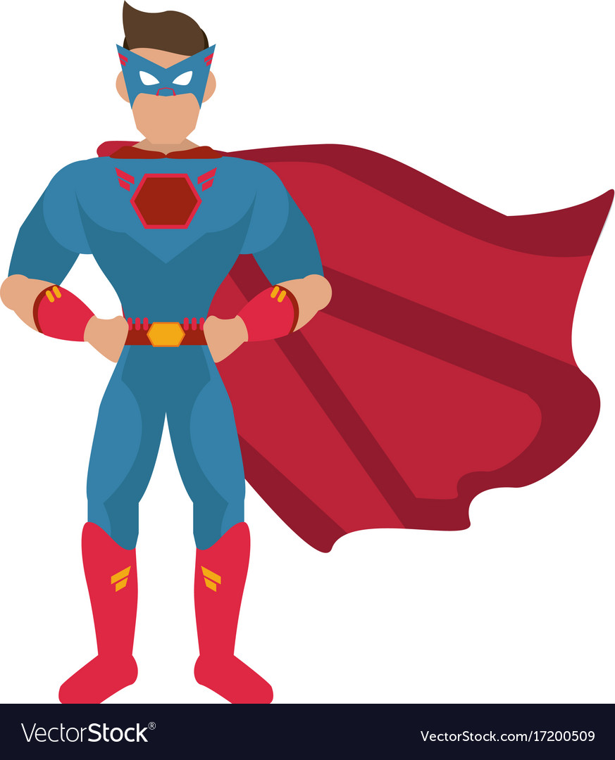 Superhero avatar icon image Royalty Free Vector Image