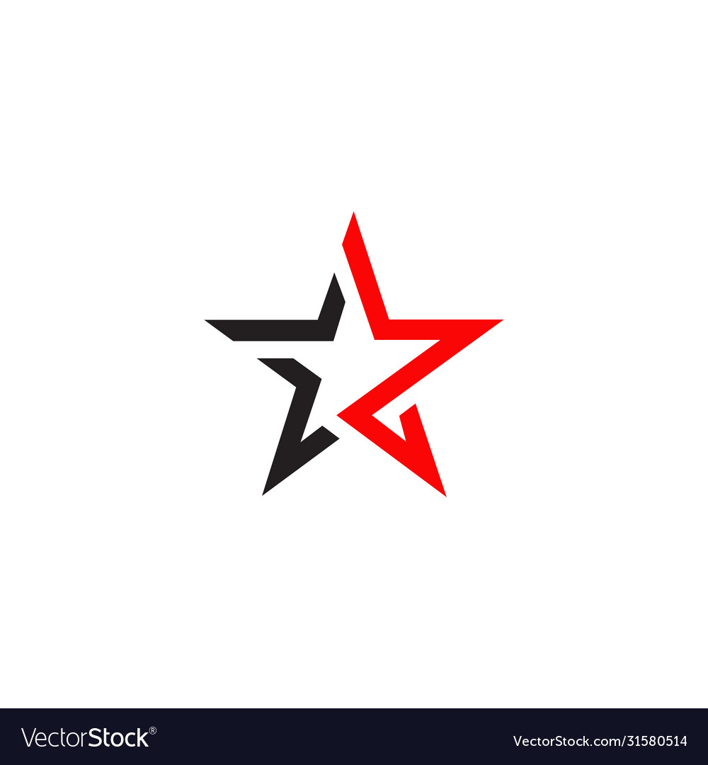 Star icon logo design for business company Vector Image