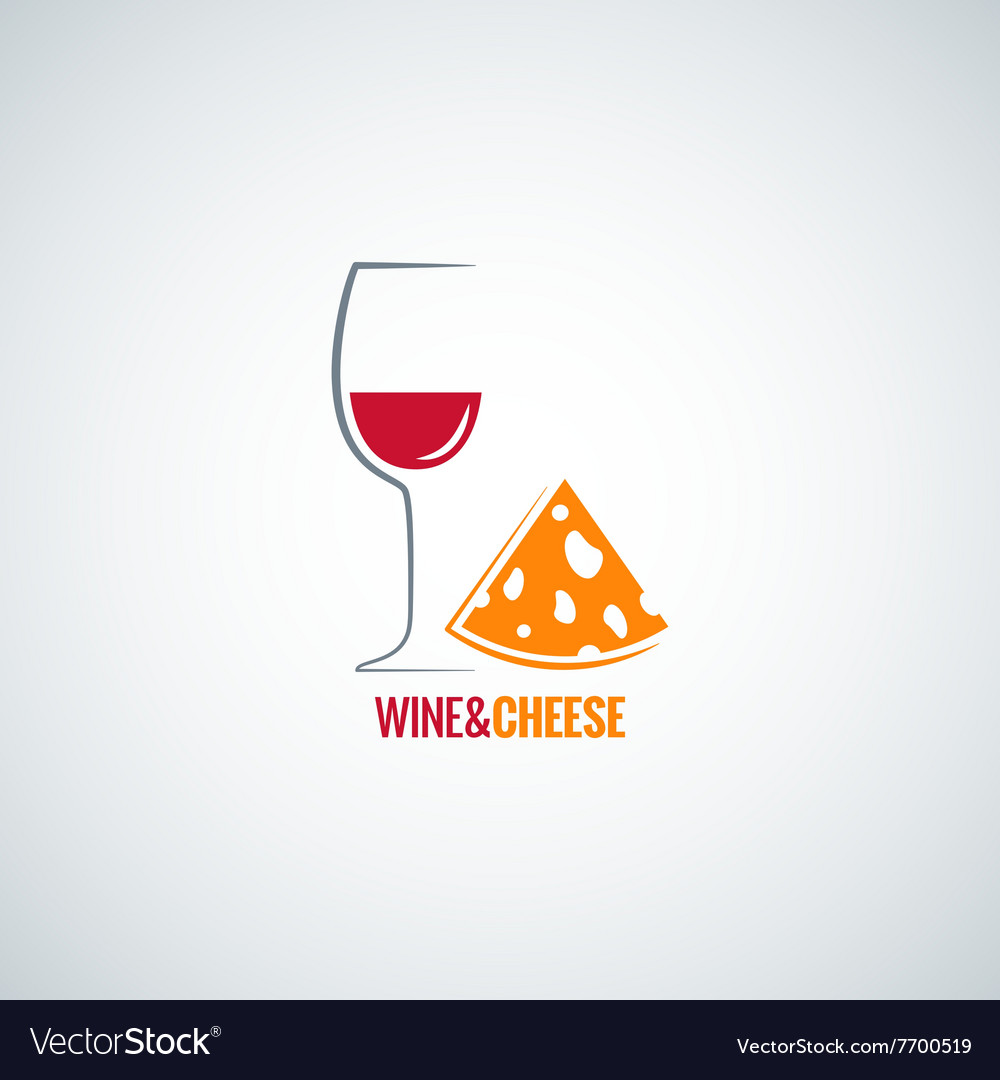 Wine and cheese design background Royalty Free Vector Image