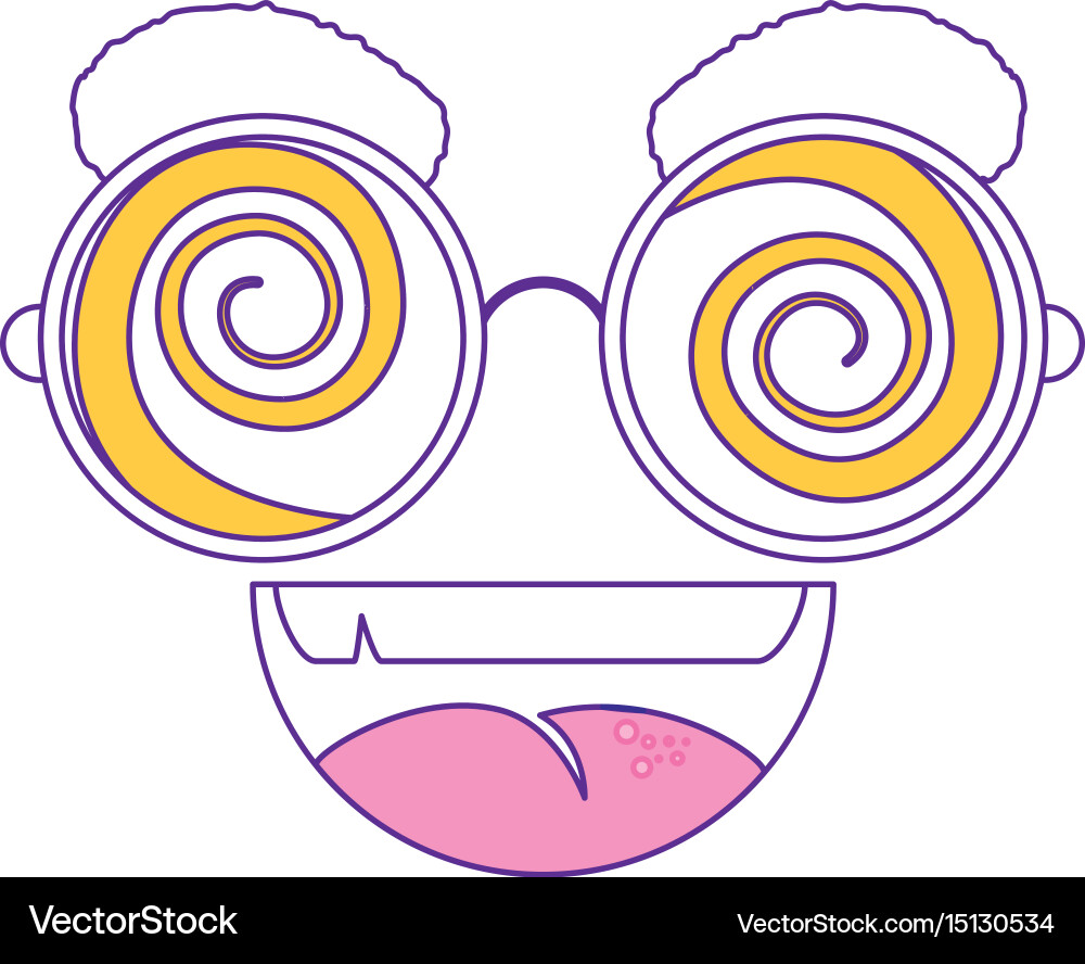 Comic face icon Royalty Free Vector Image - VectorStock