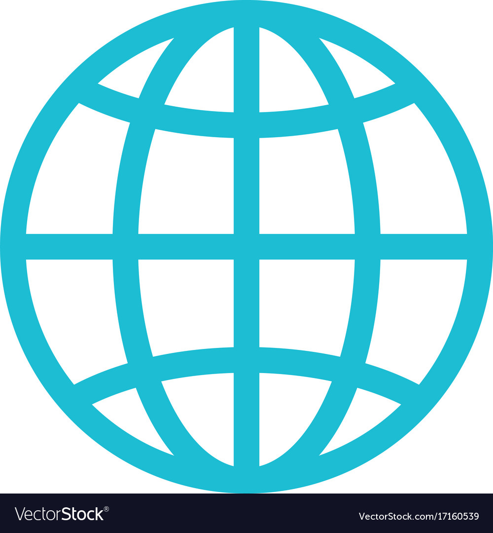 Global sphere icon Royalty Free Vector Image - VectorStock