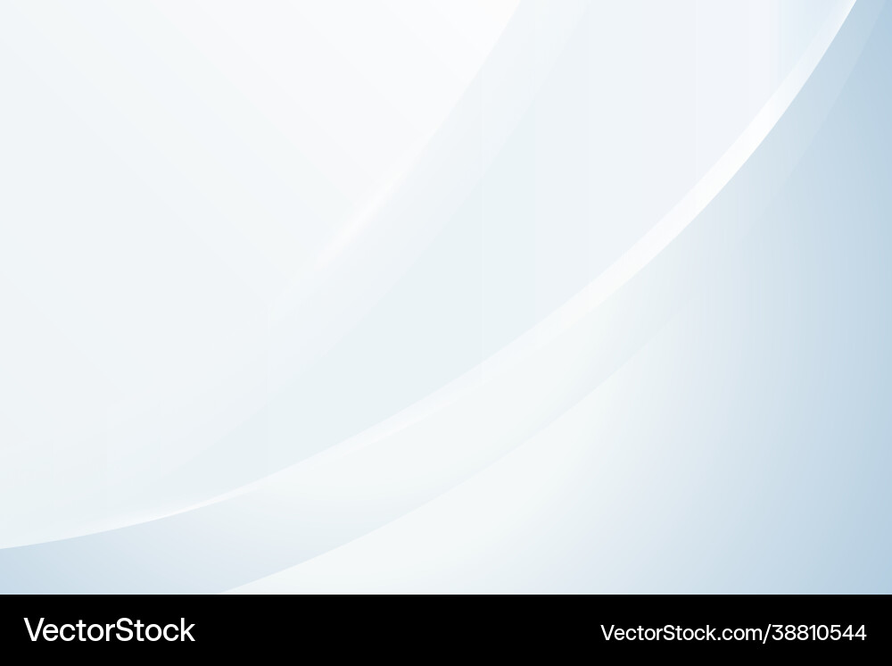 Blue abstract gradient wave background Royalty Free Vector